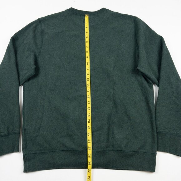 Noah NY Sweatshirt Men's Large Embroidered Horse Knight Crewneck Green New York - Picture 9 of 12